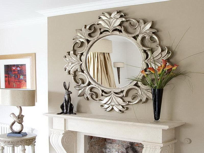decorative mirror living room