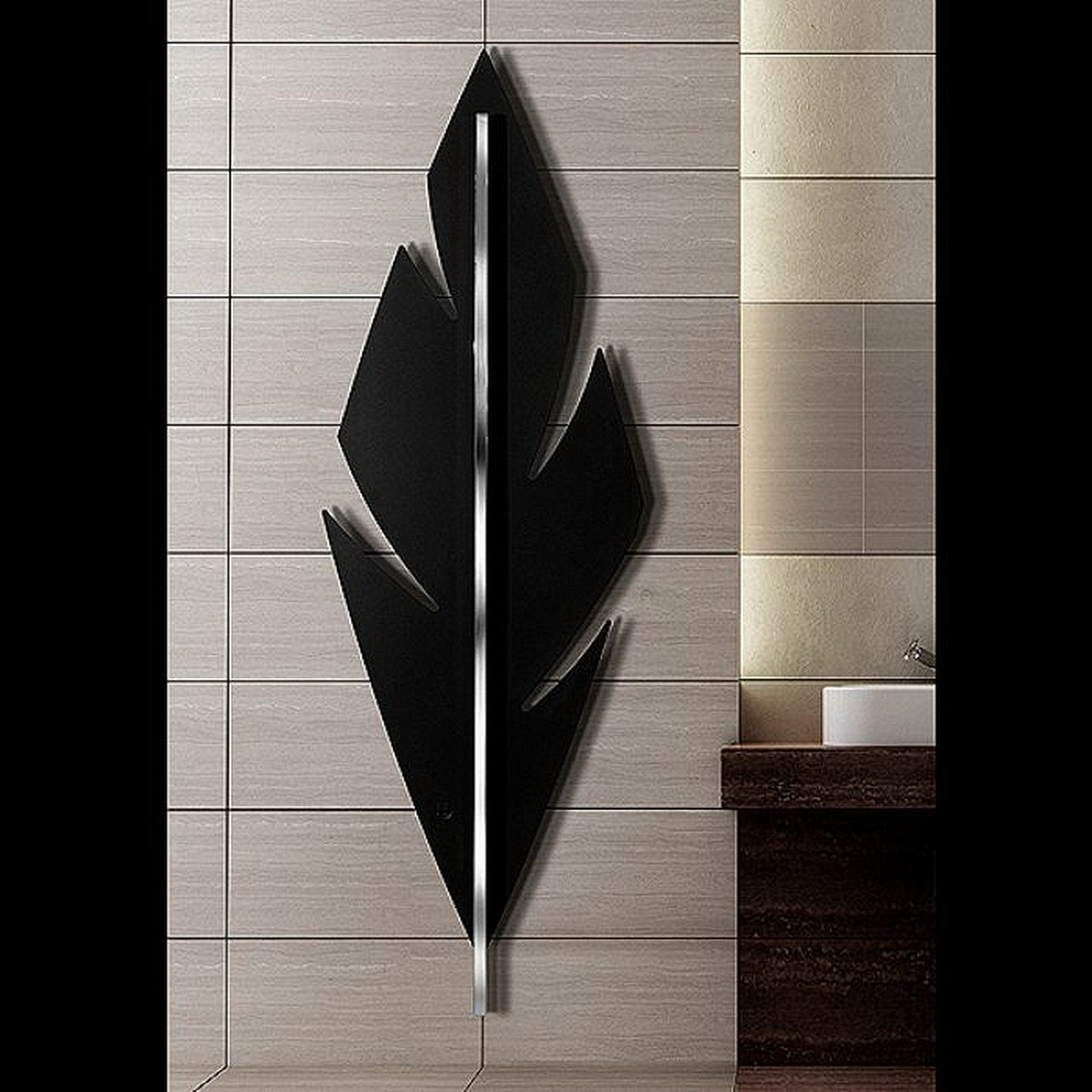 designer vertical radiators living room