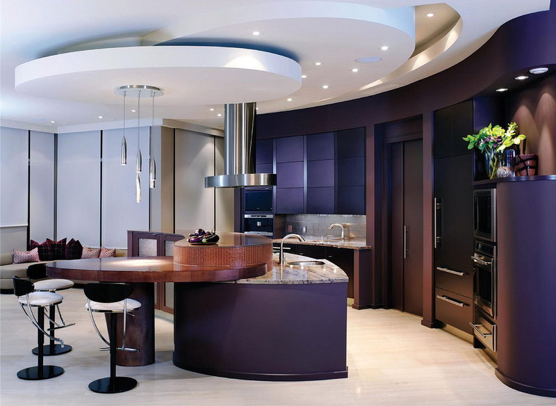 luxury modern kitchen island design