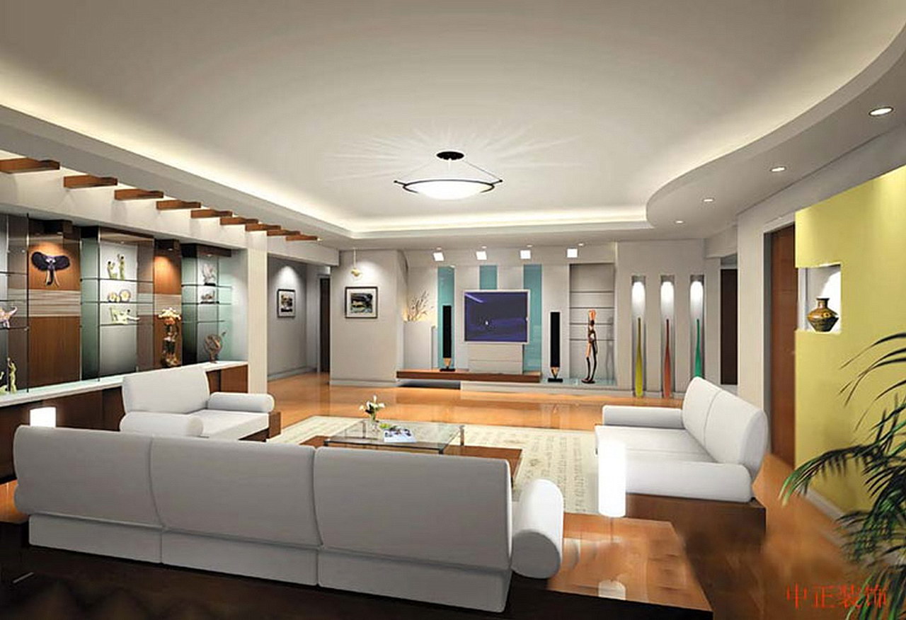 lighting a large living room