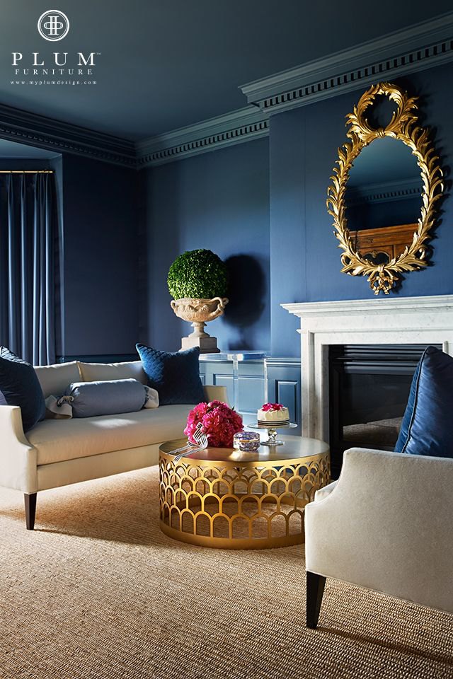 Dress Blues interior design ideas for living room