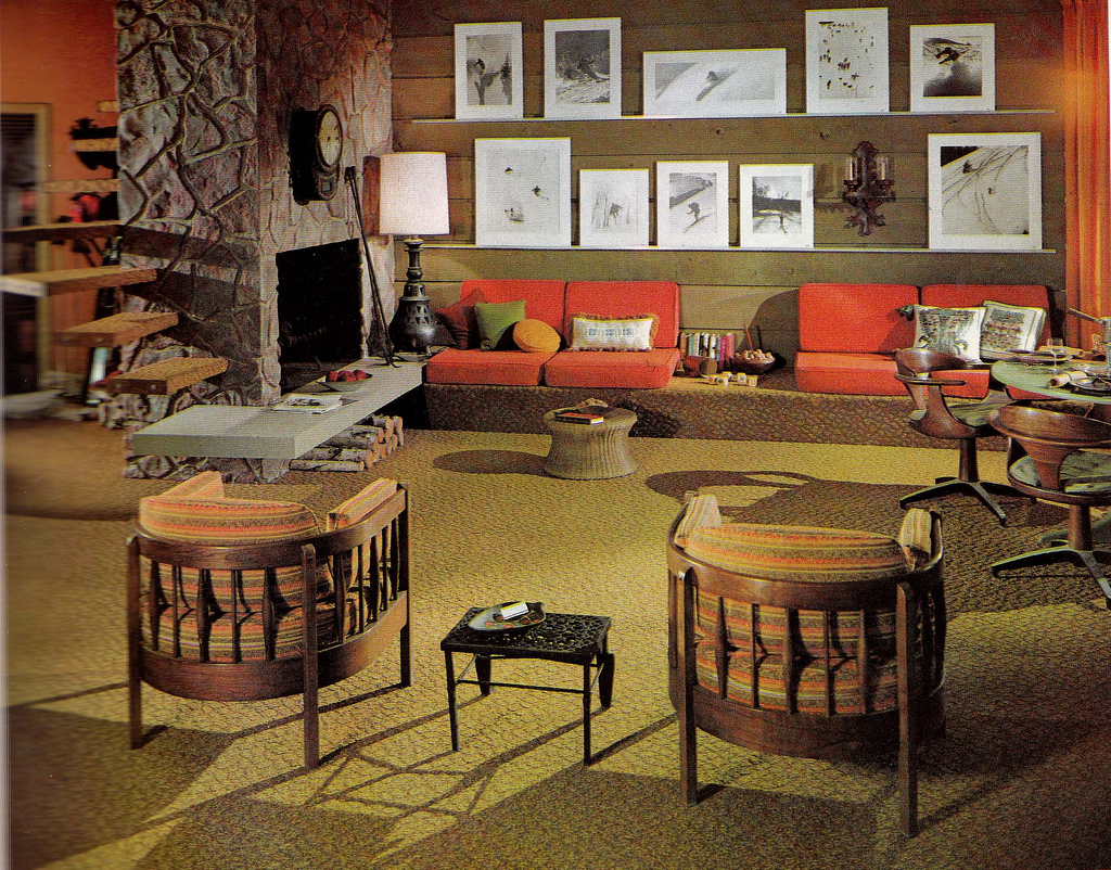 70s style living room