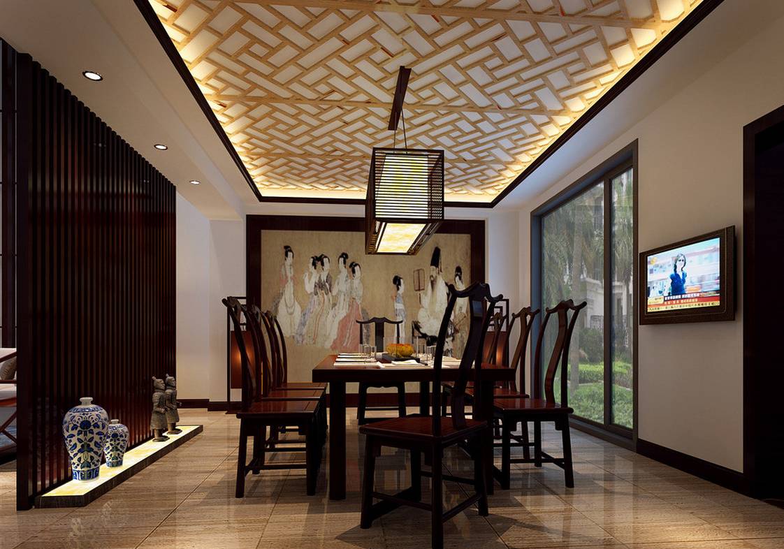 Modern Fall Ceiling Design For Dining Room