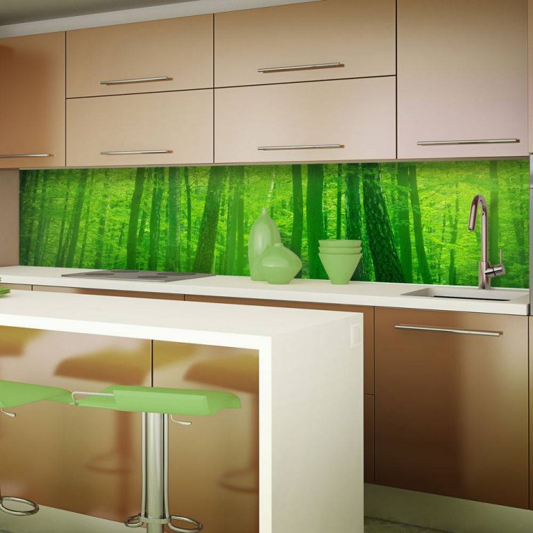 Excellent Examples Of Patterned Splashbacks For Cookers Interior